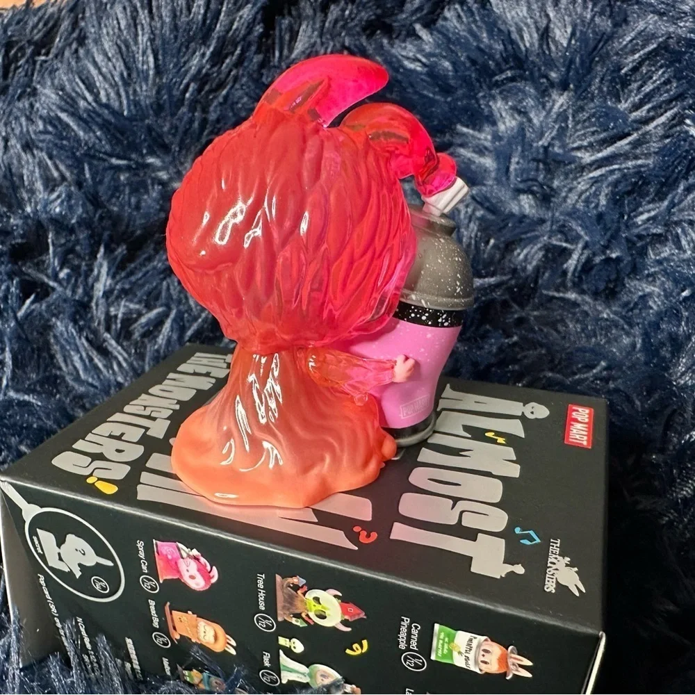 Labubu Almost Hidden Spray Can Vinyl Figure Pop Mart The Monsters